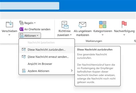outlook nachricht zurückrufen|Outlook: Gesendete Nachricht zurückrufen .